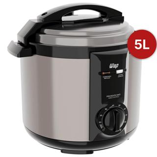 Panela de Pressão Elétrica WAP WPPE2 5L Inox Antiaderente GrayStone Timer 9 Dispositivos Segurança em Oferta na Shopee