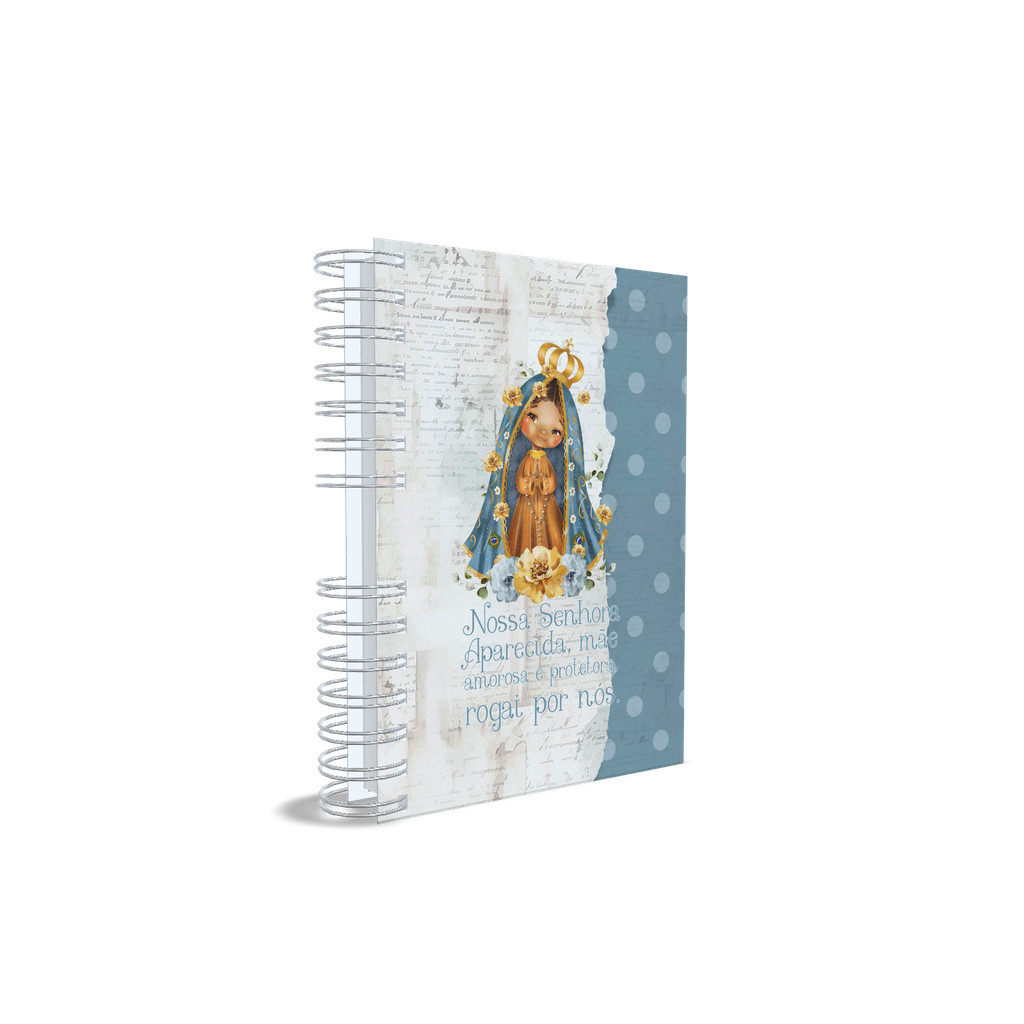Agenda Católica 2026 Nossa Senhora Aparecida, Azul, Capa 06