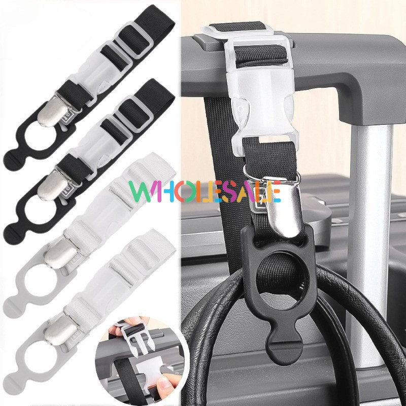 [Preço De Atacado] Cintos De Mala Ajustáveis-Alça De Bagagem De Viagem Multiuso Com Fivela Telescópica Suspensa-Ganchos