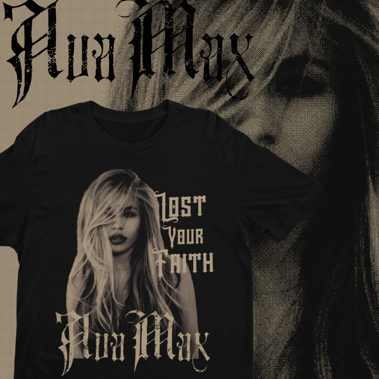 CAMISETA AVA MAX LOST YOUR FAITH 100% ALGODÃO