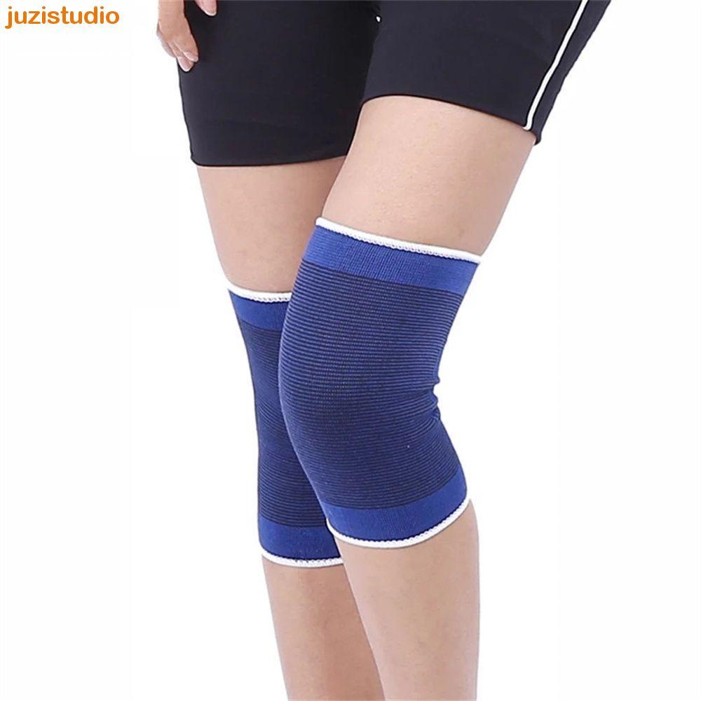 JUZISTUDIO Suporte De Tornozelo Tricotado 1 Par De Joelho Cinta Terapia Cotovelo Elástico Para Corrida