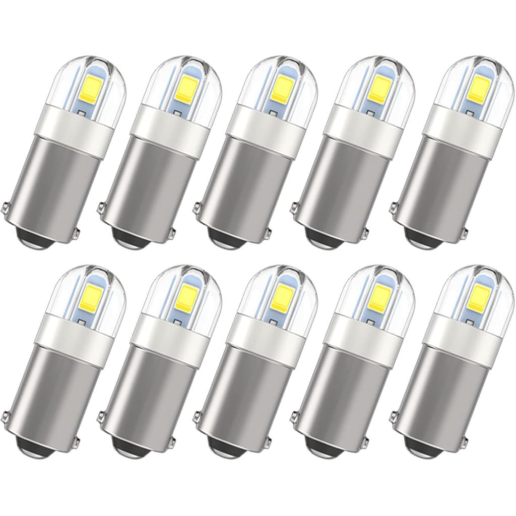 Lâmpada LED para Carro Serundo Auto BA9S BA9 1895 1891 53 57, 2SMD 3030Chips 6000K Branco 47830 64111 3893, lâmpadas LED
