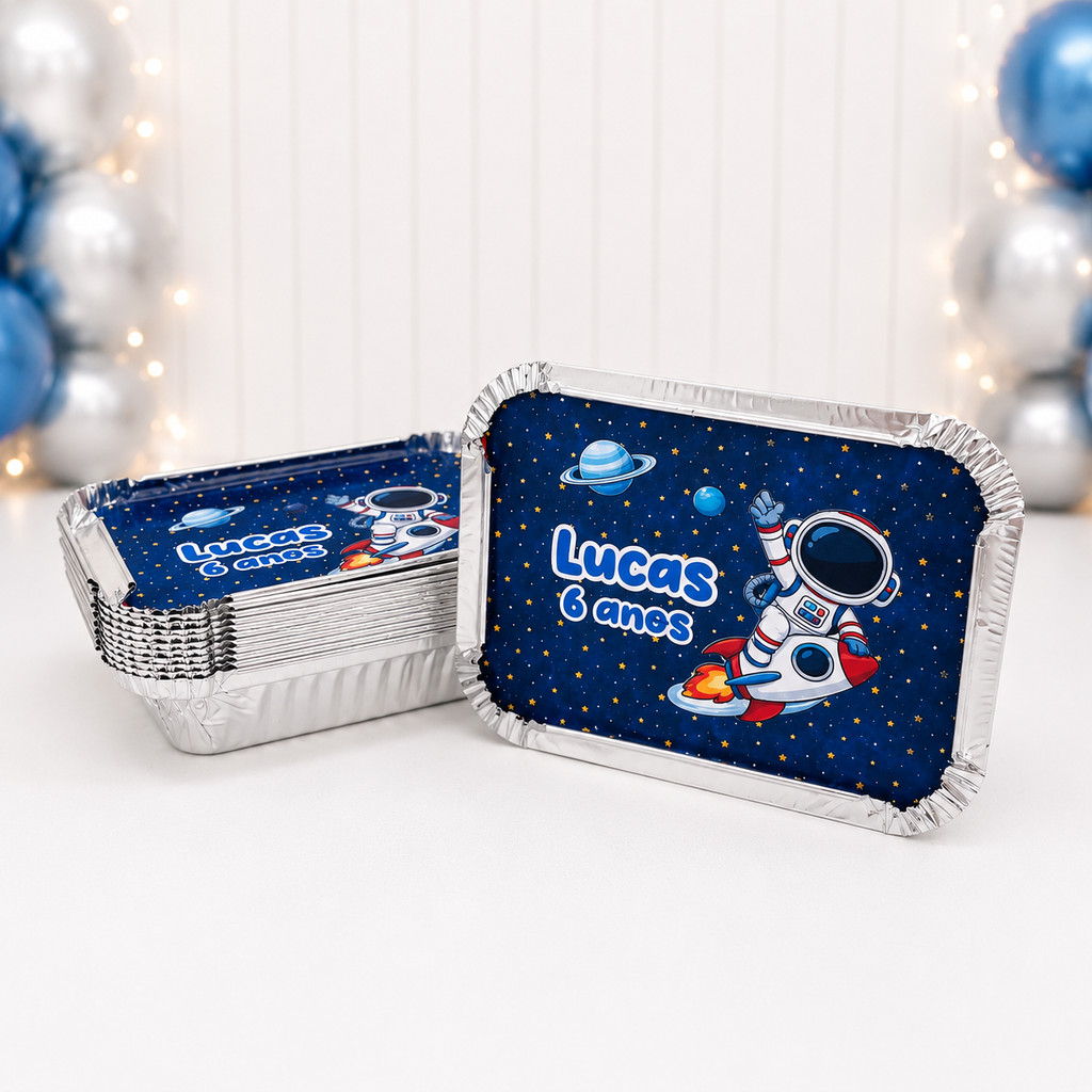 Marmitinha Astronauta Personalizada / Lembrancinha de Festa /Aniversário /  Lembrancinha Infantil