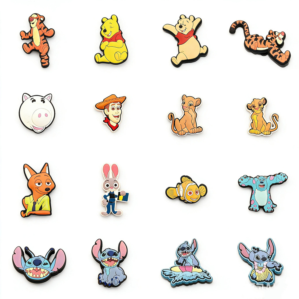 100# Slippers charms jtbz Bonito Urso Buraco Sacos Acessórios Leão Rei Animais Dos Desenhos Animados