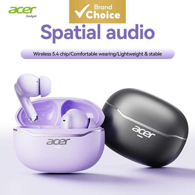 Acer OHR623 Fones De Ouvido Fone Bluetooth Sem Fio Tipo-C Com Microfone Abs Carcaça Durável Aprovada Pela Certificação R