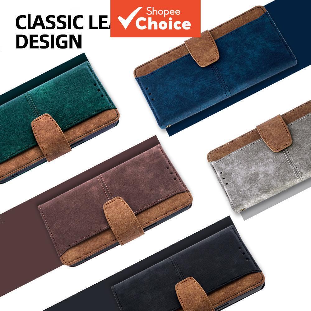 Capa Flip Magnética De Negócios Para Samsung A17 A07 A37 A57 A56 A26 A36 5G A06 A15 A35 A55 Livro De Couro Carteira Aces
