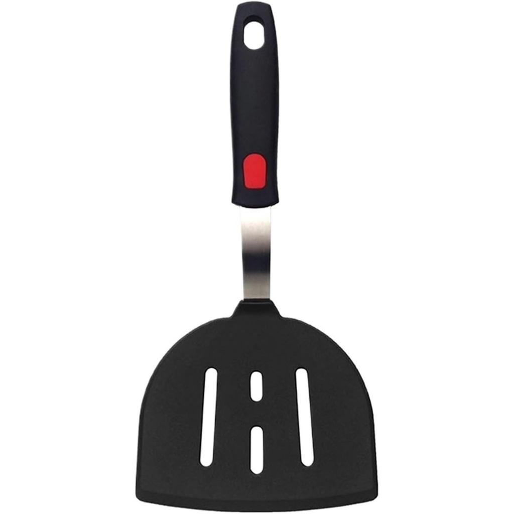 Espátula de Silicone para Panelas Antiaderentes, Resistente a Altas Temperaturas, Utensílios de Cozinha em Aço Inoxidáve