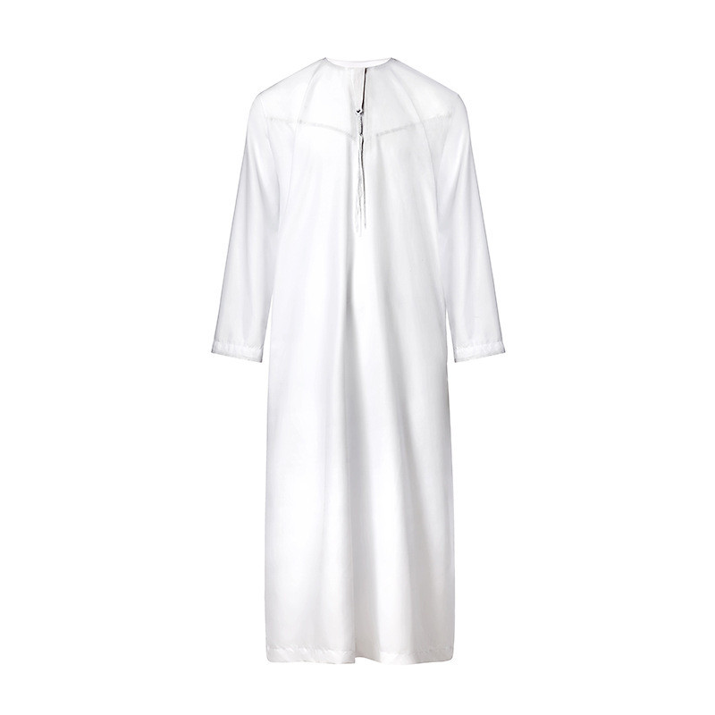 Camisa longa masculina volta família roupas largas poliéster roupas masculinas simples cor sólida Casual 7.19