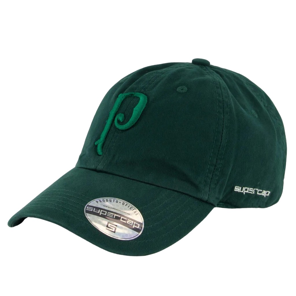 Boné Palmeiras Símbolo Palestra Aba Curva Original Fecho Strapback Metálico