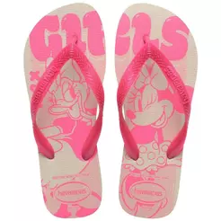 Havaianas Top Disney Bege/Rosa