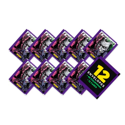 Coringa em Arkham: Pack 12 Envelopes (48 Figurinhas + 12 Cards) - Novo - Oficial Panini - DC Comics