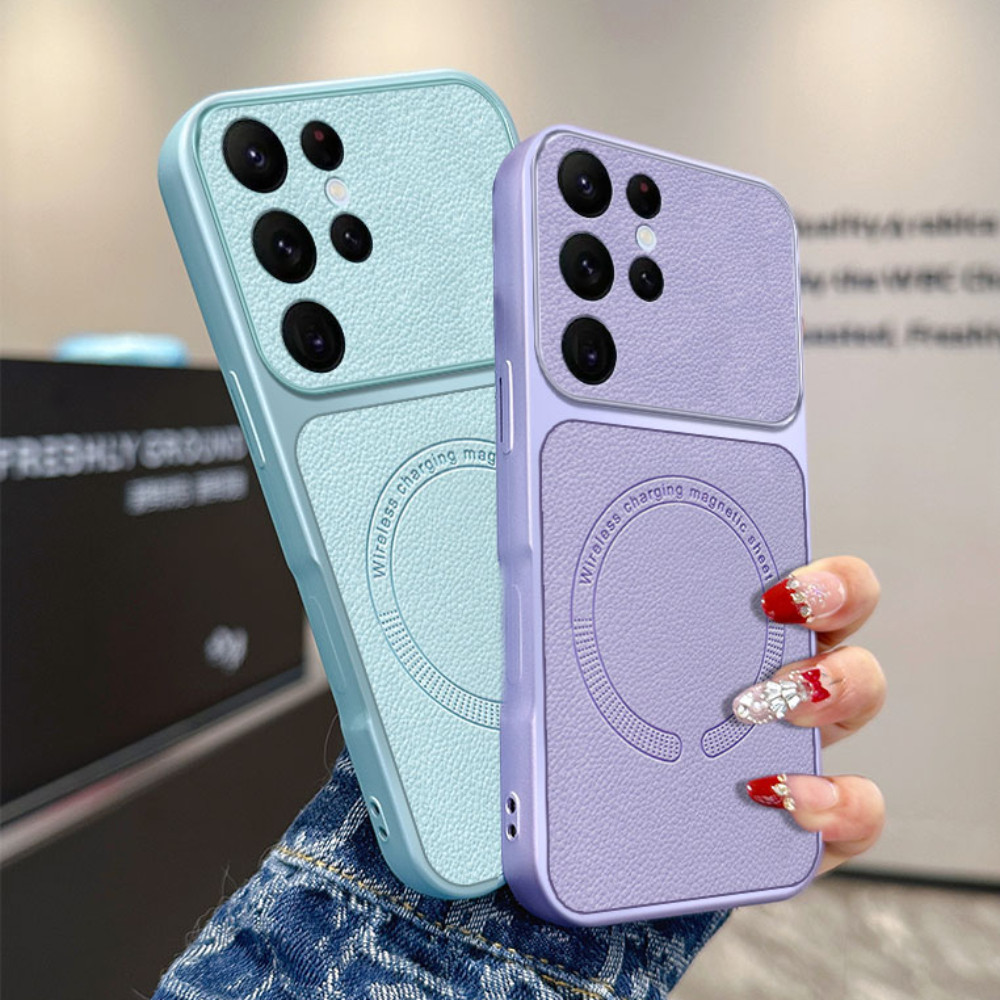 Capa De Telefone Magnética TPU Para Samsung Galaxy S26 S25 S24 Plus Ultra FE Edge A57 A37 A27 A56 A55 A36 A16 A15 A07 A0