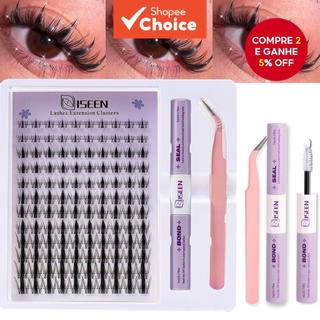 Kit De Aglomerados De Cílios Fairy Manga , Extensões De Banda Invisíveis Naturais Finas C…