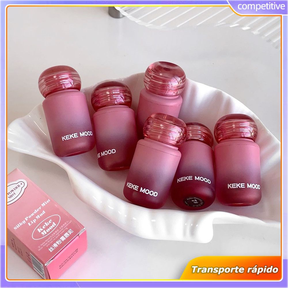 Batom Matte KEKEMOOD: Melhora A Beleza Da Tez, Suave E Macio, Não Gruda, Cor De Longa Duração, Beleza E Cuidados