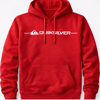 Moletom Quiksilver Canguru Flanelado Grosso Unissex Streetwear Premium