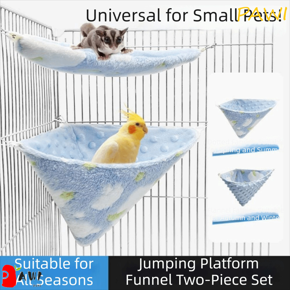 PAWI 2 Pçs/Set Ninho De Planador De Açúcar , Rede Macia E Conforto Para Animais De Estimação , Pequeno Animal Pendurado