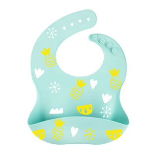 babador infantil silicone Azul BA06