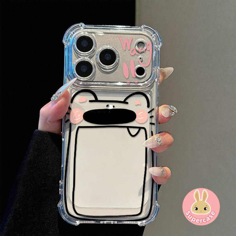 Capa De Telefone Transparente Com Moldura De Foto De Cachorro Engraçado Para Samsung Galaxy A40 A36 A35 A34 A33 A32 A31 