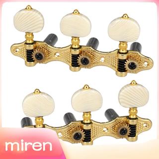 miren.br 2 pranchas de afinação de guitarra clássica, afinadores acústicos, chave 1:18, 3 botões de guitarra esquerda e