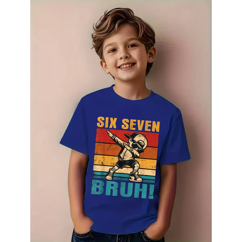 Camiseta Six Seven Masculina Camisa Streetwear Fashion Algodão Confortável Estilo Urbano