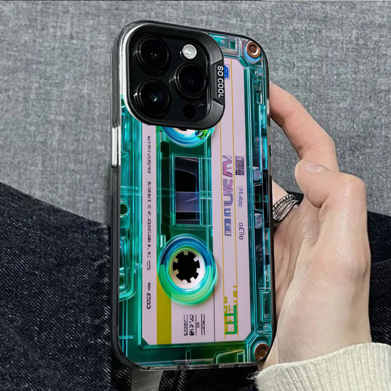 Retro Fita Cassete Caso De Telefone Para Samsung Galaxy A15 A12 A55 A06 A13 A05 A56 A36 A16 A14 A26 A35 A34 A54 A24 Capa