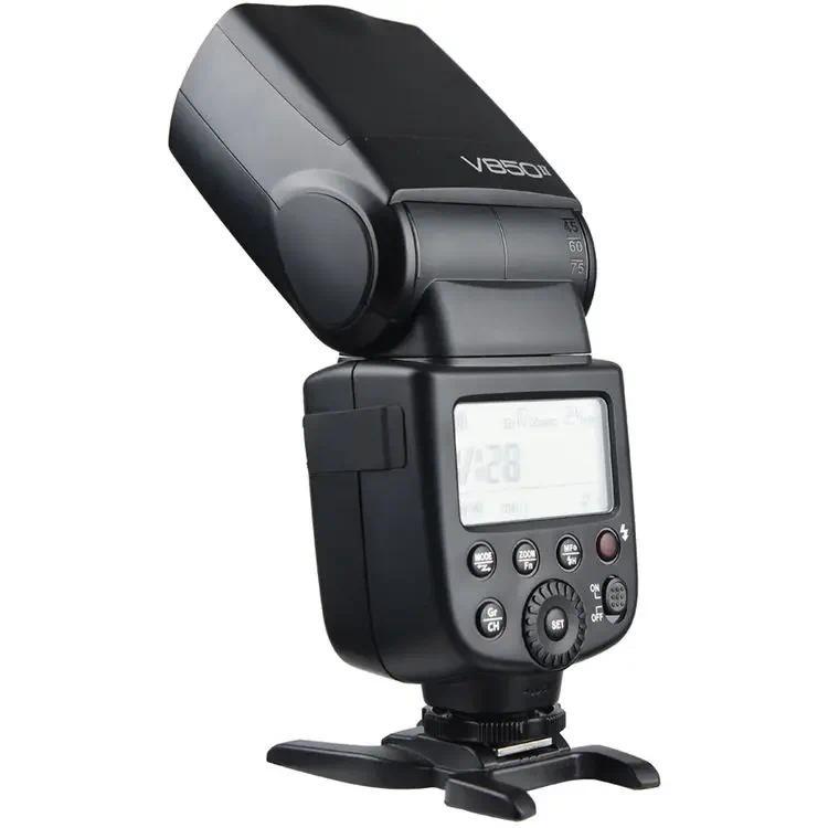 Kit De Flash De Câmera De Íon-Lítio Godox VING V850II Com Sistema De Rádio Sem Fio X Integrado De 2.4 GHz .