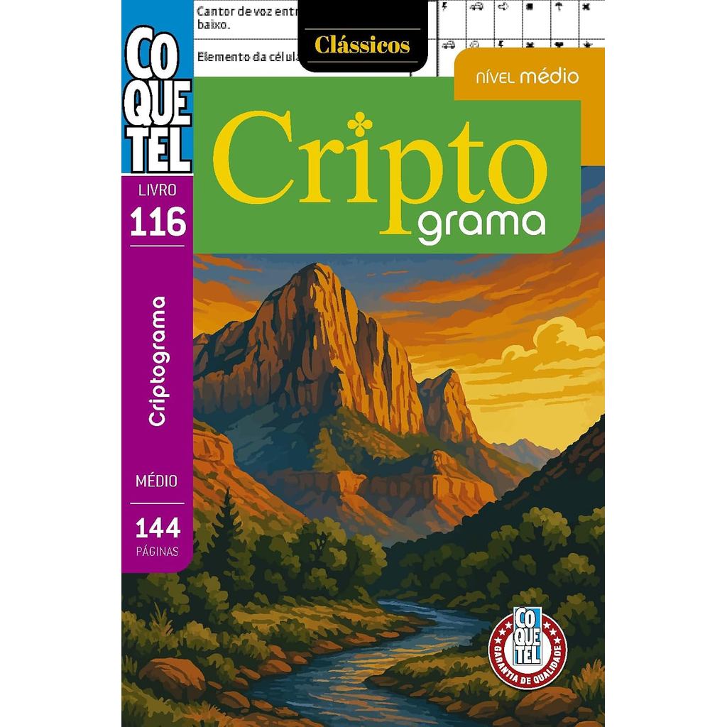 Livro Coquetel Criptograma 116 | Nível Médio