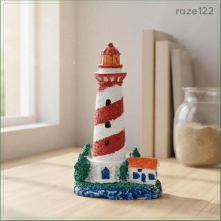 [Raze122] Ornamento De Farol Mediterrâneo Listrado Texturizado Decoração Artesanal Visual