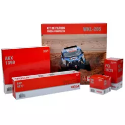 Kit de Filtros Wega Renault Logan Sandero 1.0 16v 2014 A 2017 WKL265