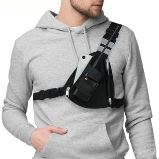 Bolsa Walkie Talkie YINFANTEWN , Crossbody De Tecido Oxford Pacote De Arnês De Peito De Rádio , Multifuncional