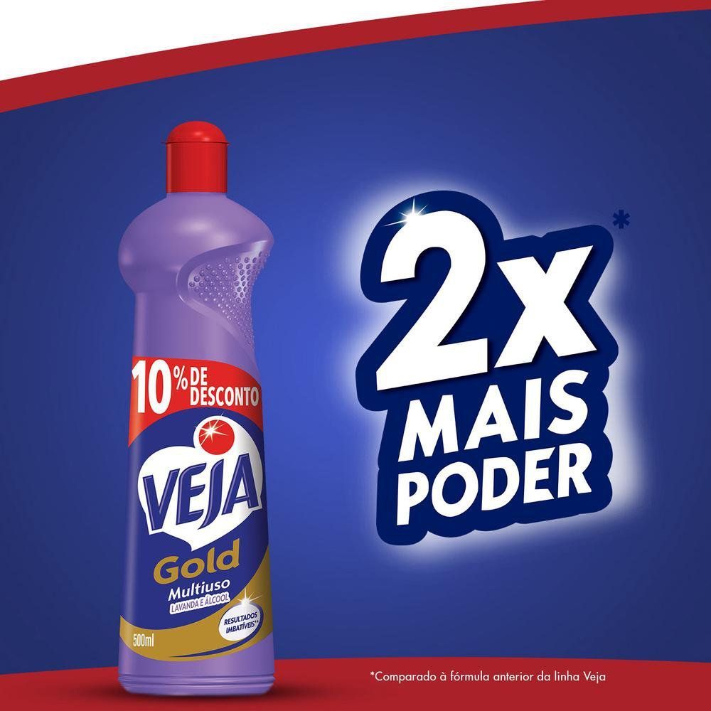 Limpador Multiuso Veja Gold Lavanda e Álcool · foto 2