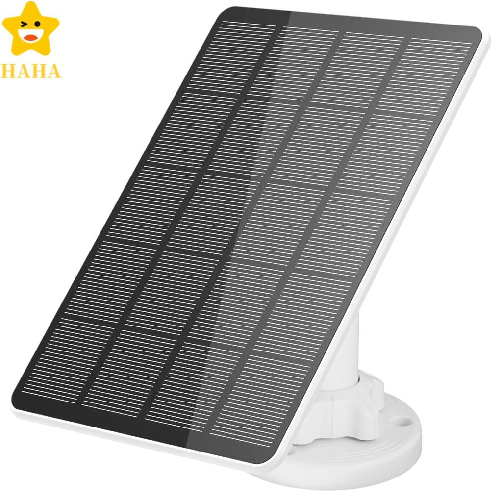 Painel Solar Para Câmera De Segurança 5W Carregador De IP65 À Prova D'água Com 360 ° Montagem Ajustável SHOPSBC8608