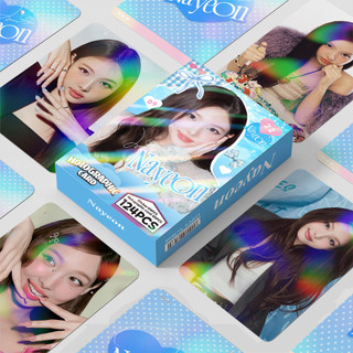124 Unidades/Conjunto Kpop Idol TWICE NAYEON Cartões Postais lomo A laser Para Fãs