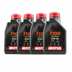 Óleo De Motor Motul Sintético 10w-50 Para Moto/quadriciclo 4l