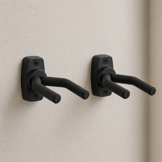 Kit 2 Suporte De Violão Parede Preto Espuma EVA Anti Risco + Buchas e parafusos ENVIO IMEDIATO