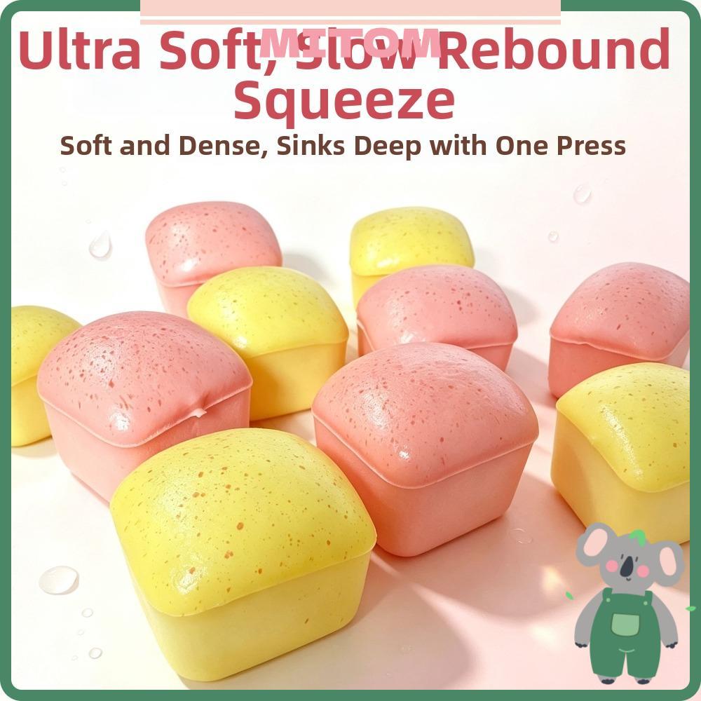 Brinquedos De Apertar MITOM , Brinquedo Sensorial Engrossado De Pão Simulado , Presentes De Descompressão Macia De Recup