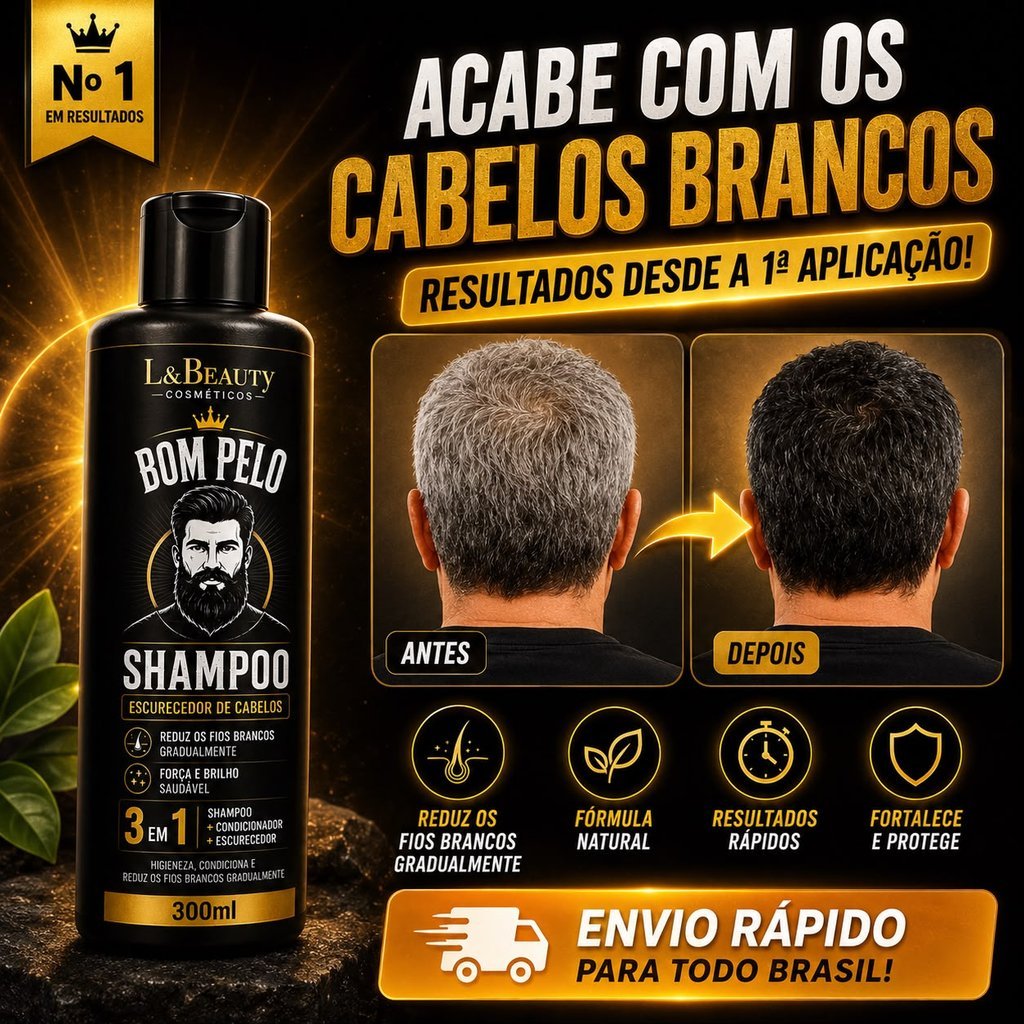 Shampoo Capilar Escurecedor  250ml - DOM PELO
