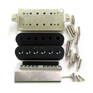Dongli LP conjunto de captador de guitarra de bobina dupla alumínio níquel cobalto cerâmica DIY Base de cobre branco cli