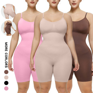 Tamanho grande pós-parto Hip-Lifting sem costura corpo shaper senhoras espartilho corpo inteiro estilingue barriga-estre