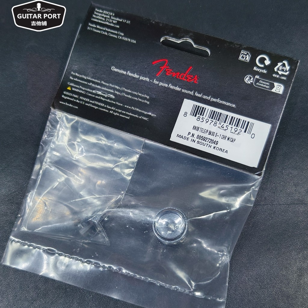 Tampa Original do potenciômetro da guitarra baixo Fender S1 Tele Jazz P