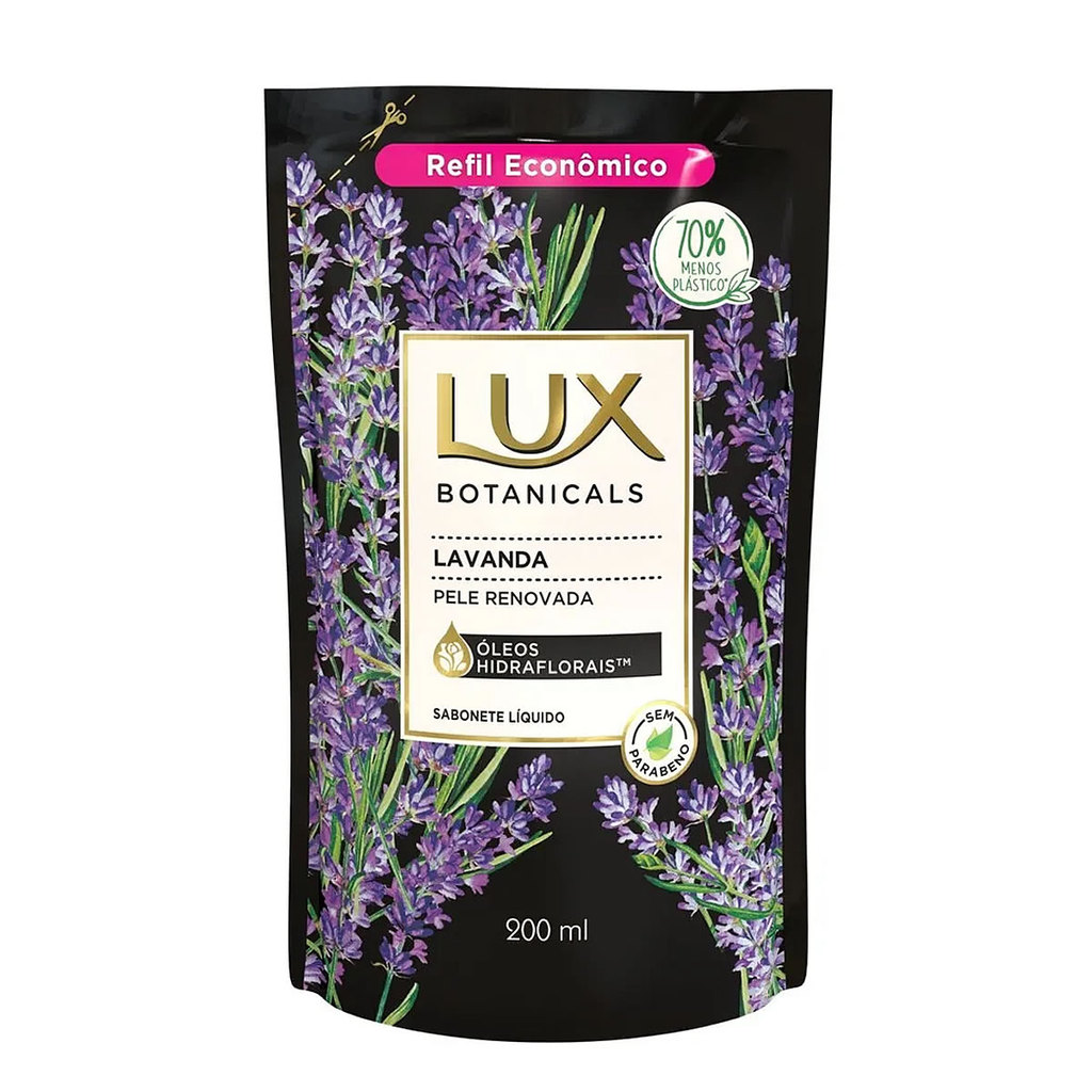 Sabonete Líquido Lux Lavanda Refil 200ml