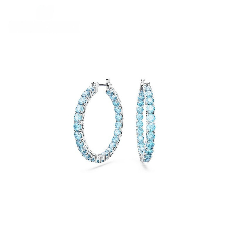 Brinco 45R MATRI Feminino, Brincos de Argola Grande, Joias, Brincos Pendentes, Brincos 925, Brincos de Diamante, Brincos
