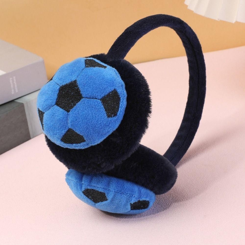 Protetor de Orelha para Futebol, Protetores Espessos para Crianças, Coberturas de Orelha de Pelúcia Anti-Frio