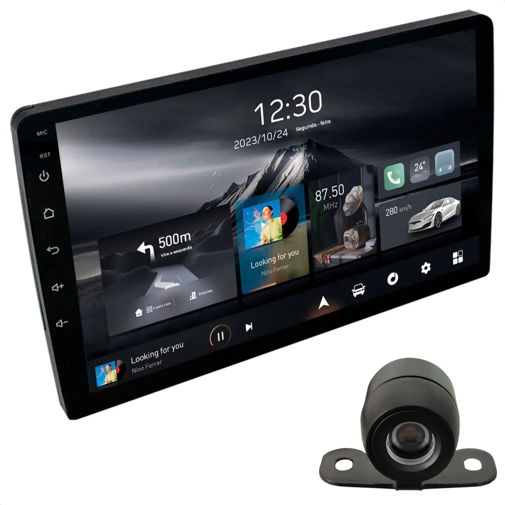 Multimídia Multimidia Adak 9 Polegadas Play 2 64gb + câmera