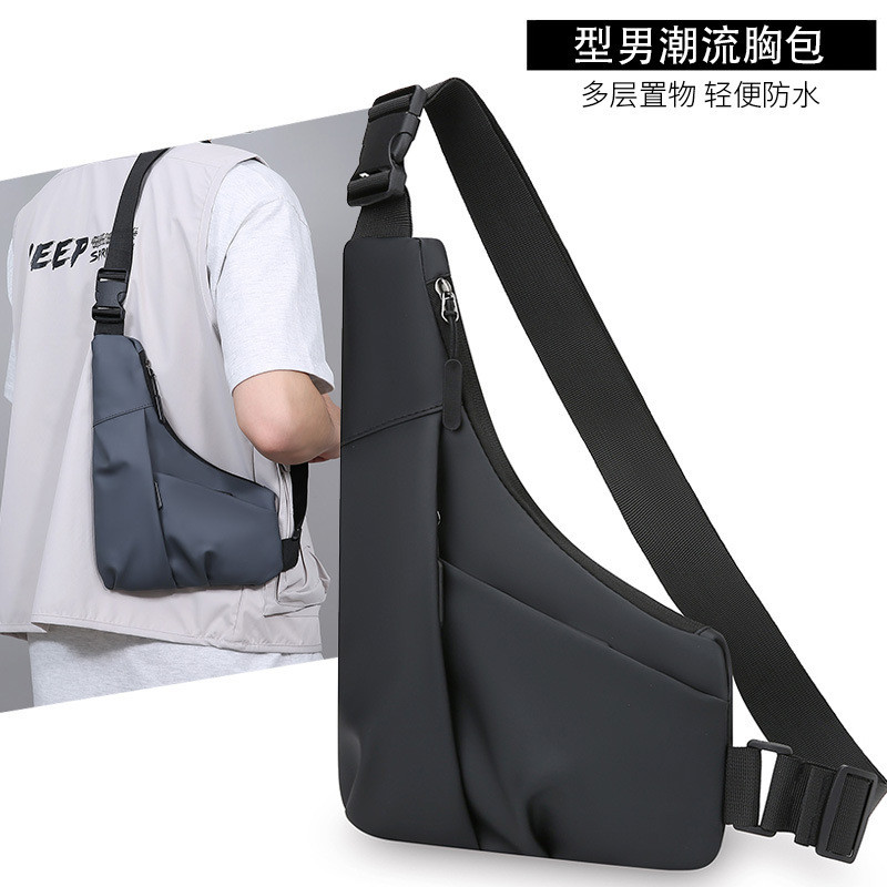 2026 novo estilo multifuncional saco de peito passeio lazer esportes mochila masculina portátil viagem bolsa ombro saco 