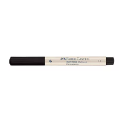 Pincel marcador multisuperfícies Multimark 1.0mm Preto 357156 Faber-Castell