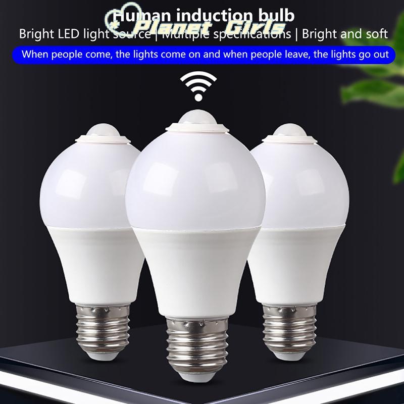 haostone E27 PIR Sensor De Movimento Lâmpada LED Com Detector Luz Noturna tru9