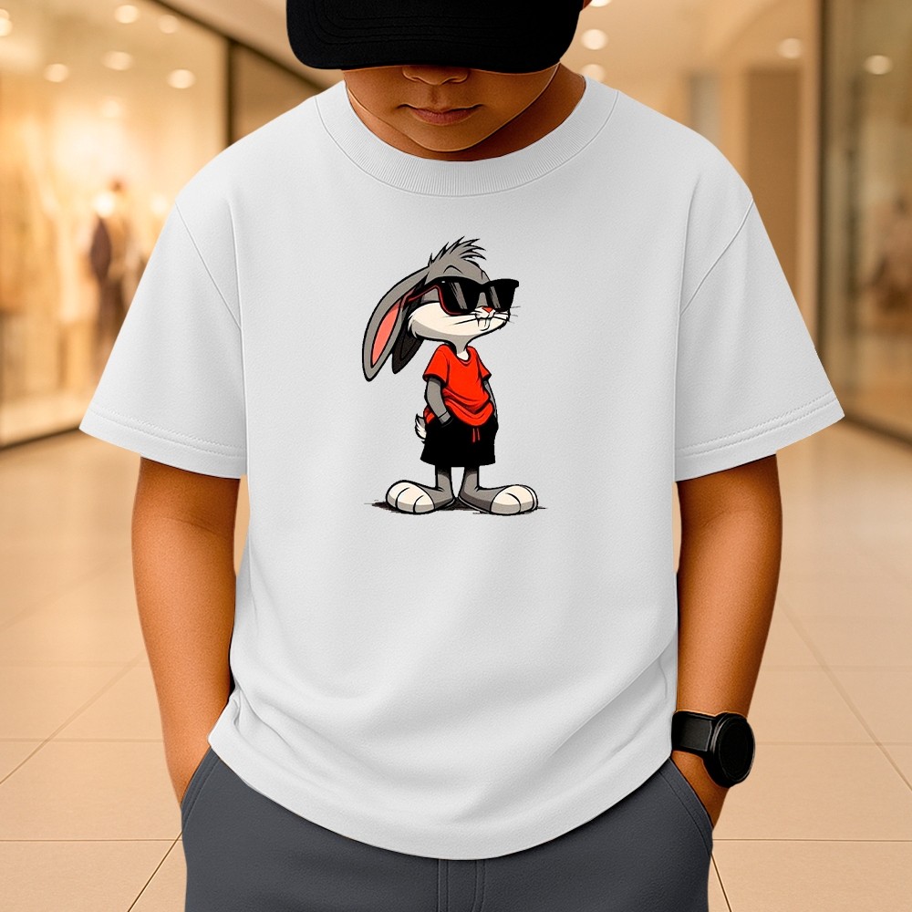 Camiseta Infantil Estampa Personagens Animados Camisa 100% Algodão Fio 30.1 Confortavel Estilosa