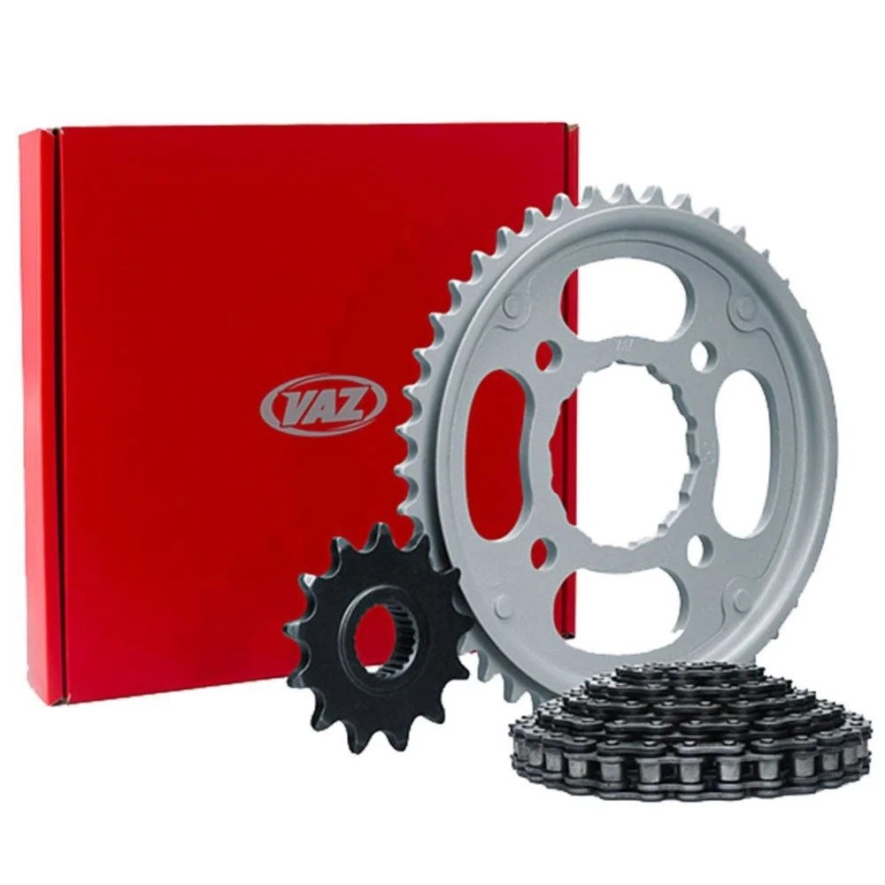 KIT TRANSMISSÃO RELAÇÃO VAZ MOTTU SPORT 110I ESD 2020- S/ RETENTOR