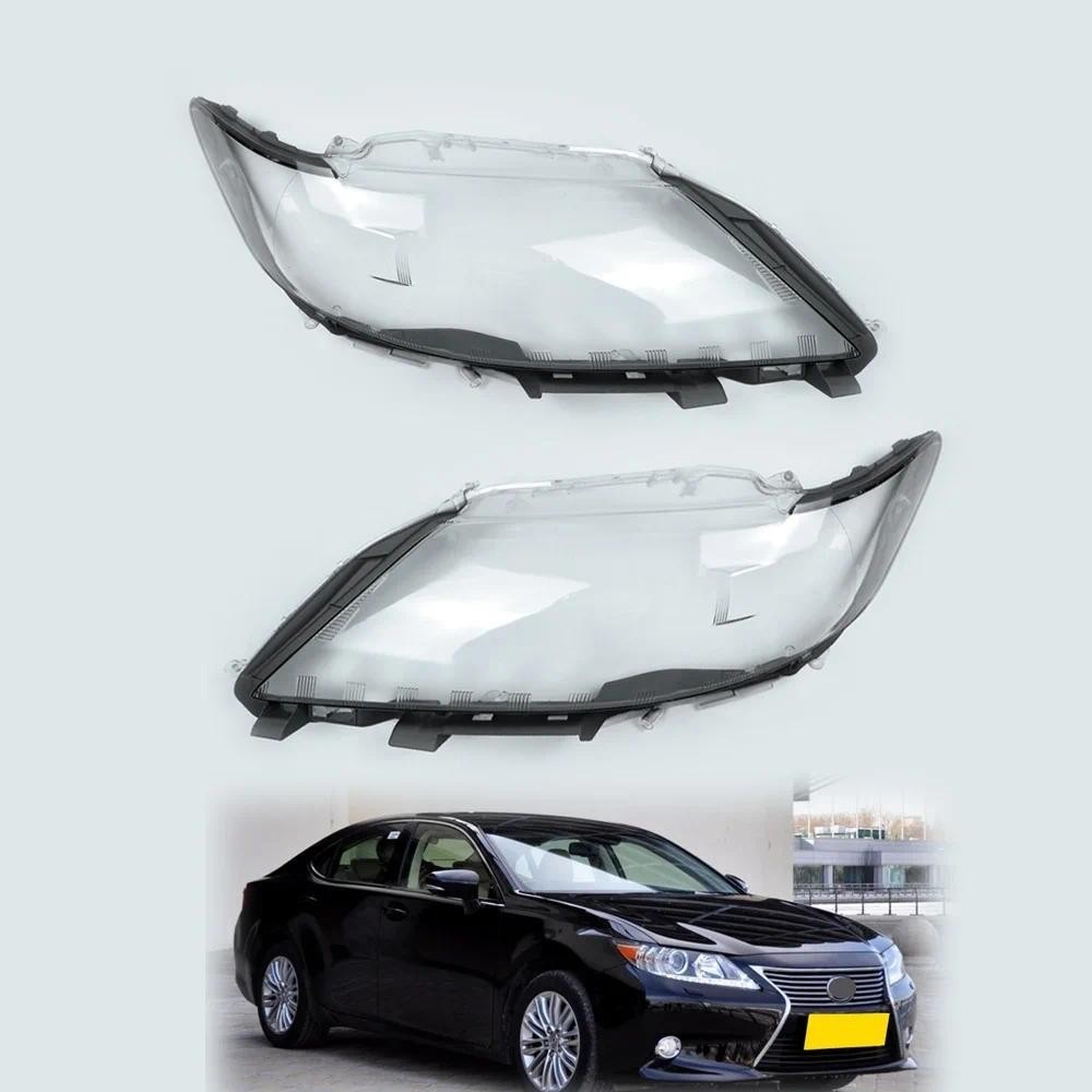 Para Lexus ES250 ES300 ES350 2013 2014 Capa Do Farol Carro Escudo Máscara Sombra Transparente Lensauto Peças Decoração